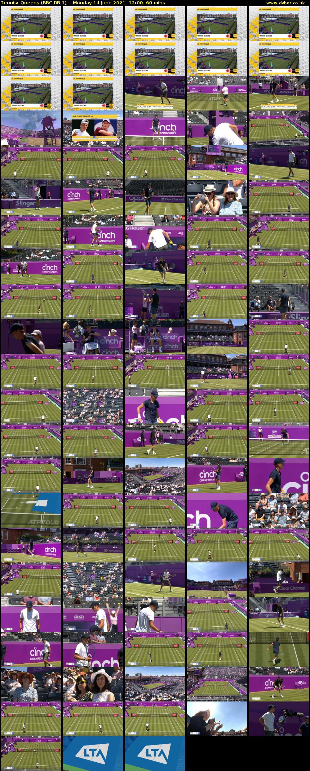 Tennis: Queens (BBC RB 1) Monday 14 June 2021 12:00 - 13:00