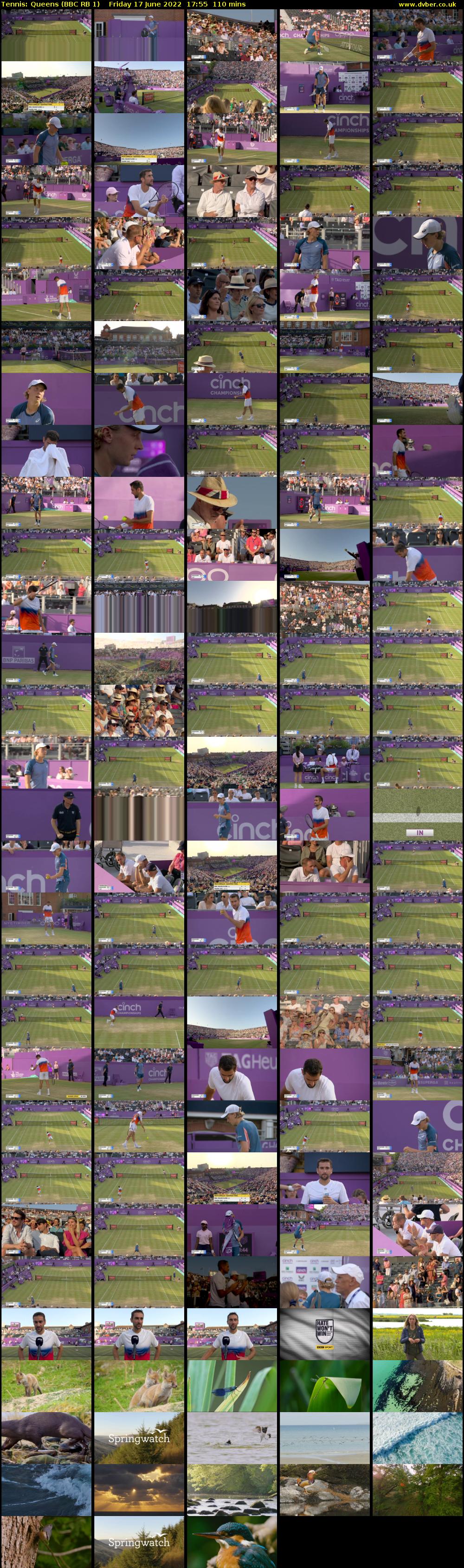 Tennis: Queens (BBC RB 1) Friday 17 June 2022 17:55 - 19:45