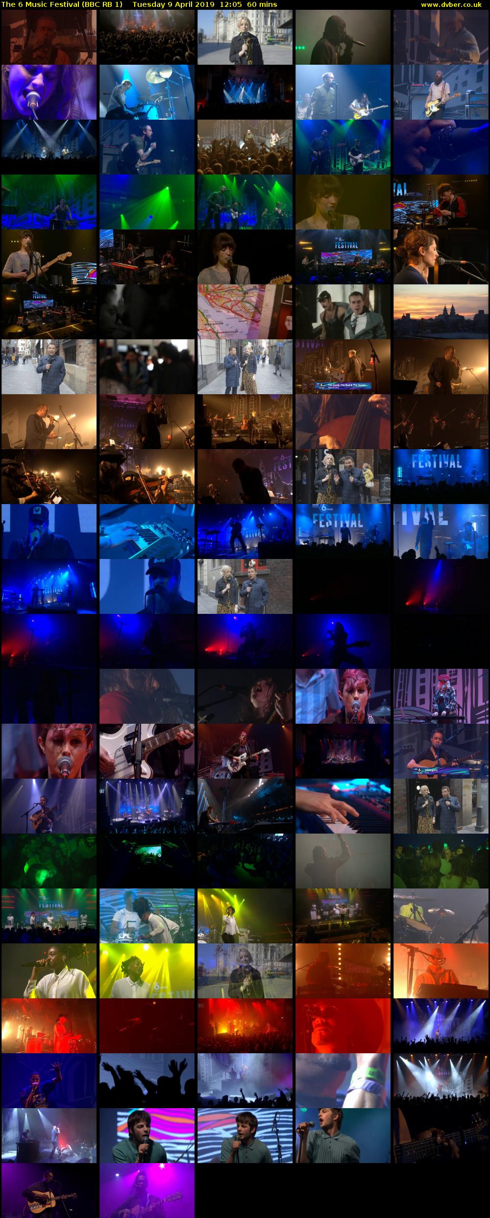 The 6 Music Festival (BBC RB 1) Tuesday 9 April 2019 12:05 - 13:05