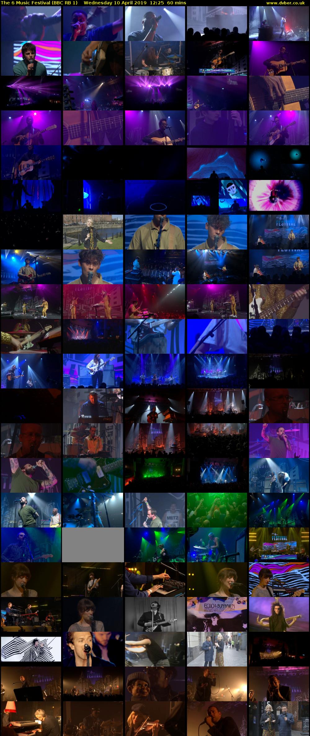 The 6 Music Festival (BBC RB 1) Wednesday 10 April 2019 12:25 - 13:25