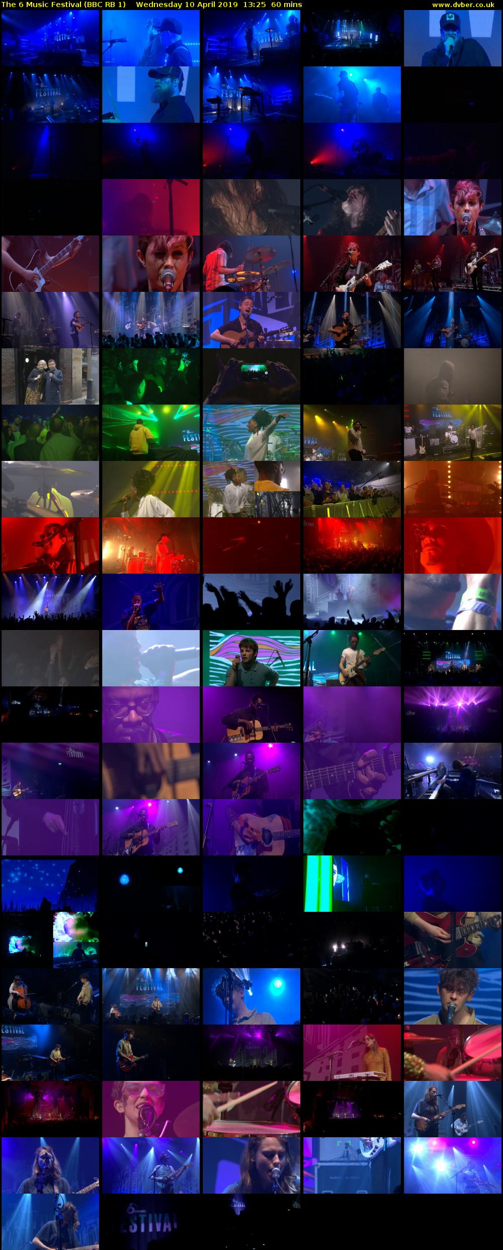 The 6 Music Festival (BBC RB 1) Wednesday 10 April 2019 13:25 - 14:25