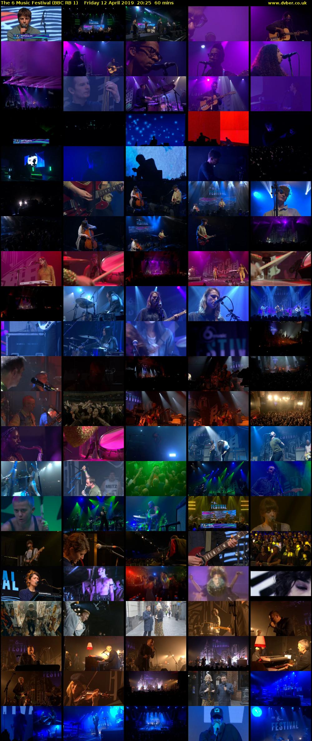 The 6 Music Festival (BBC RB 1) Friday 12 April 2019 20:25 - 21:25