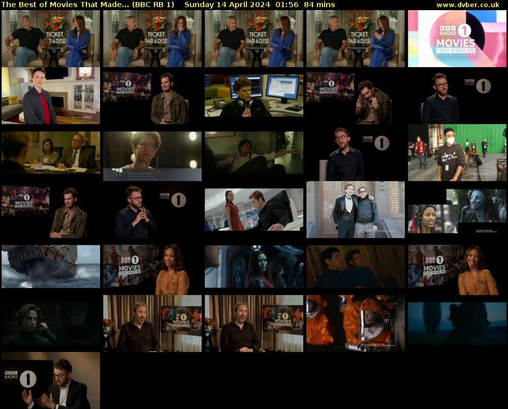 The Best of Movies That Made... (BBC RB 1) Sunday 14 April 2024 01:56 - 03:20