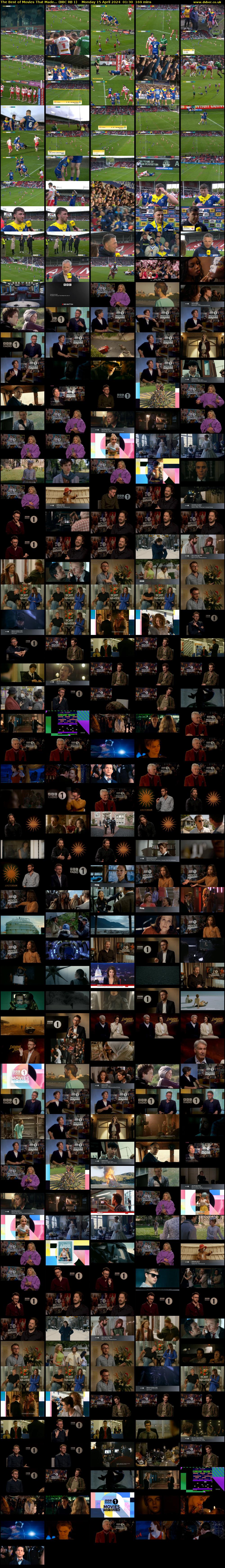 The Best of Movies That Made... (BBC RB 1) Monday 15 April 2024 01:30 - 04:19