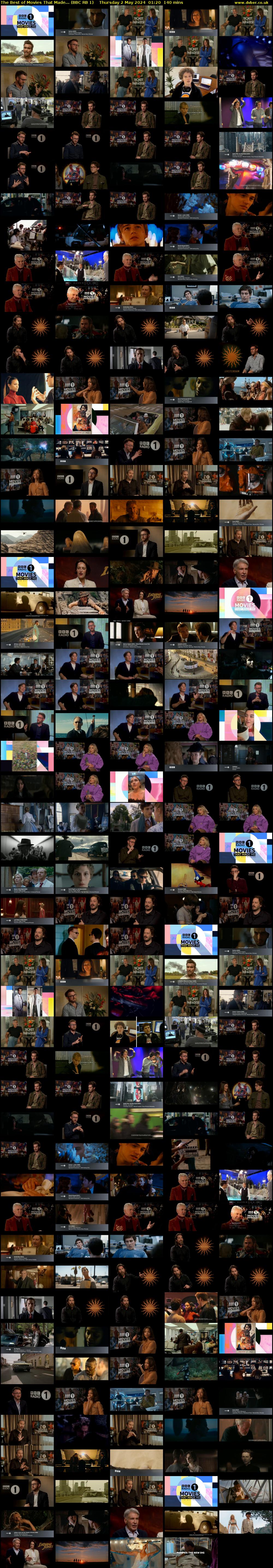 The Best of Movies That Made... (BBC RB 1) Thursday 2 May 2024 01:20 - 03:40