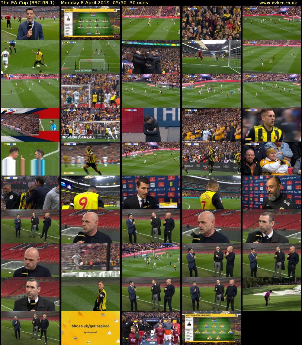 The FA Cup (BBC RB 1) Monday 8 April 2019 05:50 - 06:20