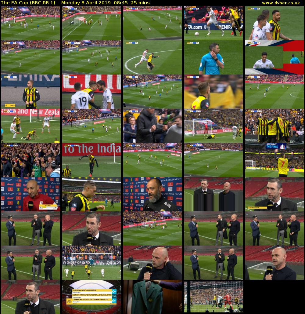 The FA Cup (BBC RB 1) Monday 8 April 2019 08:45 - 09:10