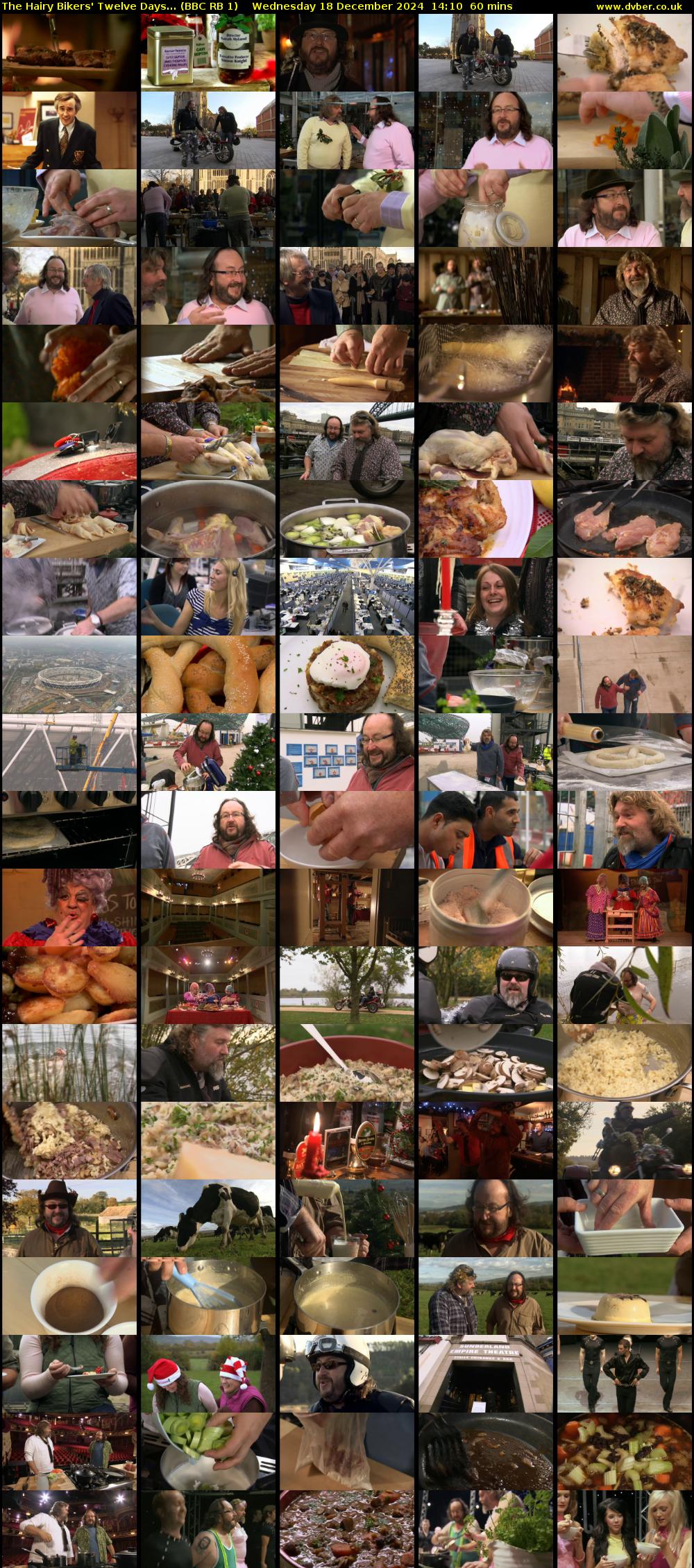 The Hairy Bikers' Twelve Days... (BBC RB 1) Wednesday 18 December 2024 14:10 - 15:10