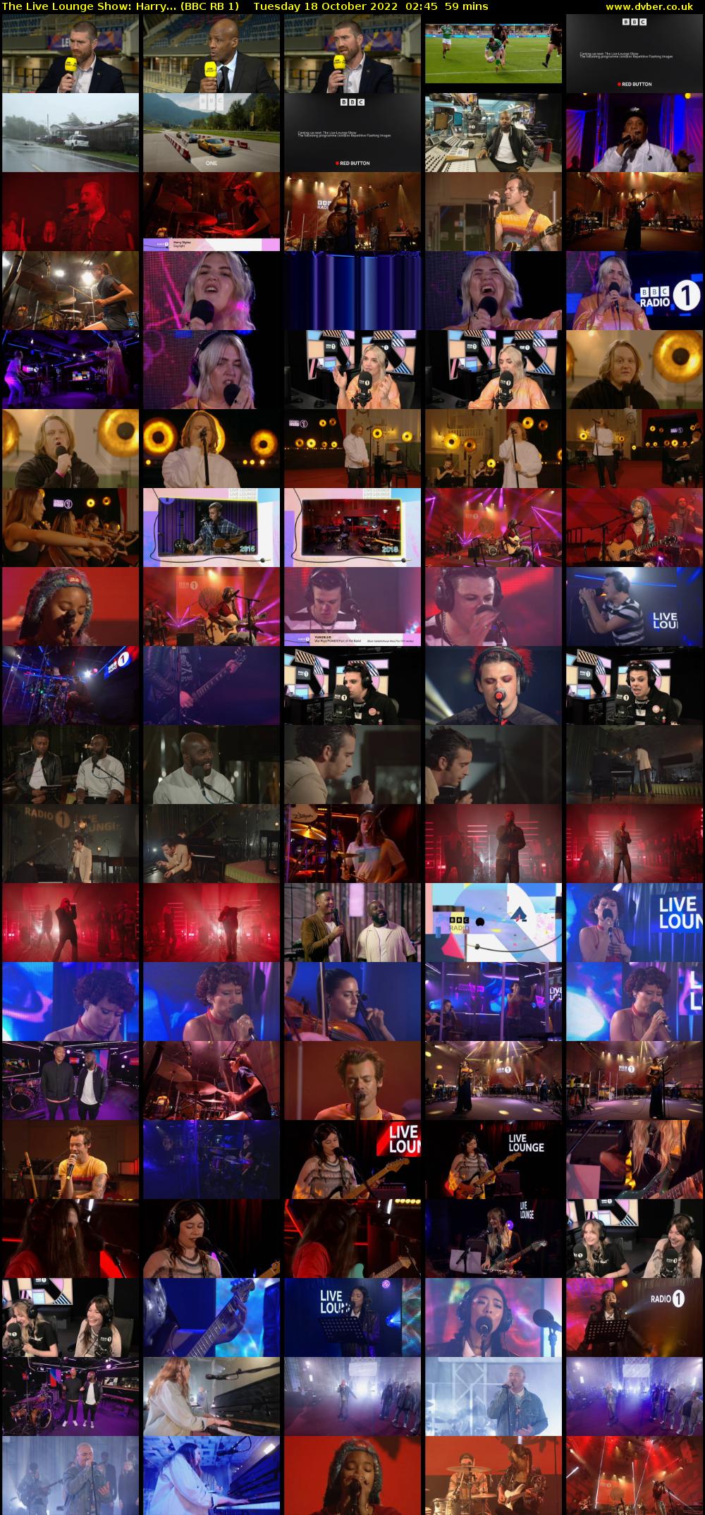 The Live Lounge Show: Harry... (BBC RB 1) Tuesday 18 October 2022 02:45 - 03:44