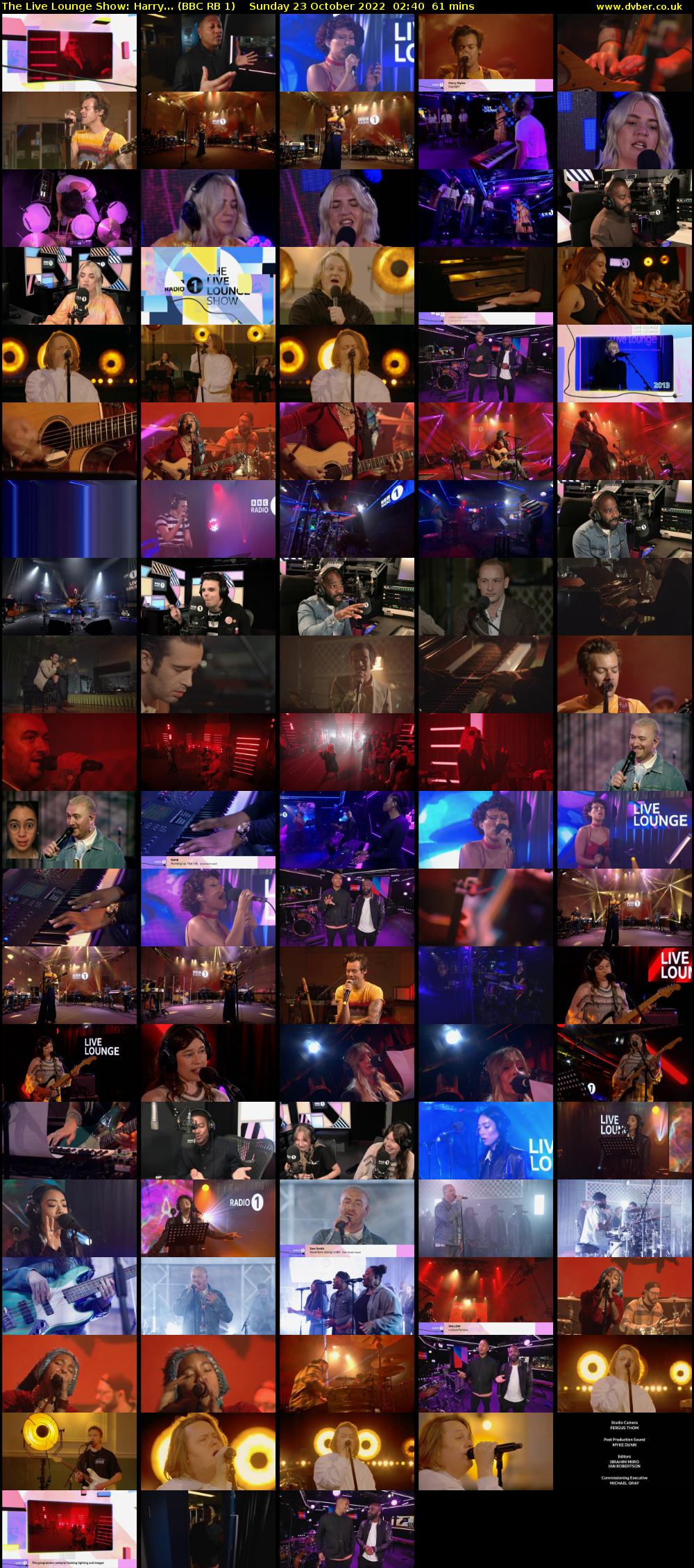 The Live Lounge Show: Harry... (BBC RB 1) Sunday 23 October 2022 02:40 - 03:41