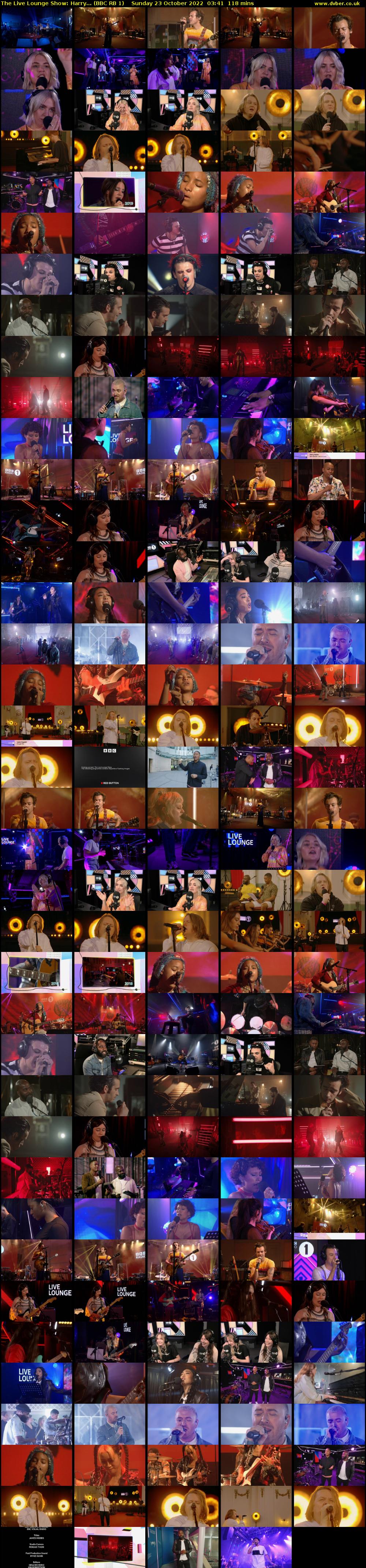 The Live Lounge Show: Harry... (BBC RB 1) Sunday 23 October 2022 03:41 - 05:39