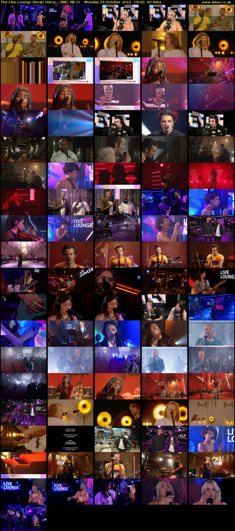 The Live Lounge Show: Harry... (BBC RB 1) Monday 24 October 2022 19:00 - 20:00
