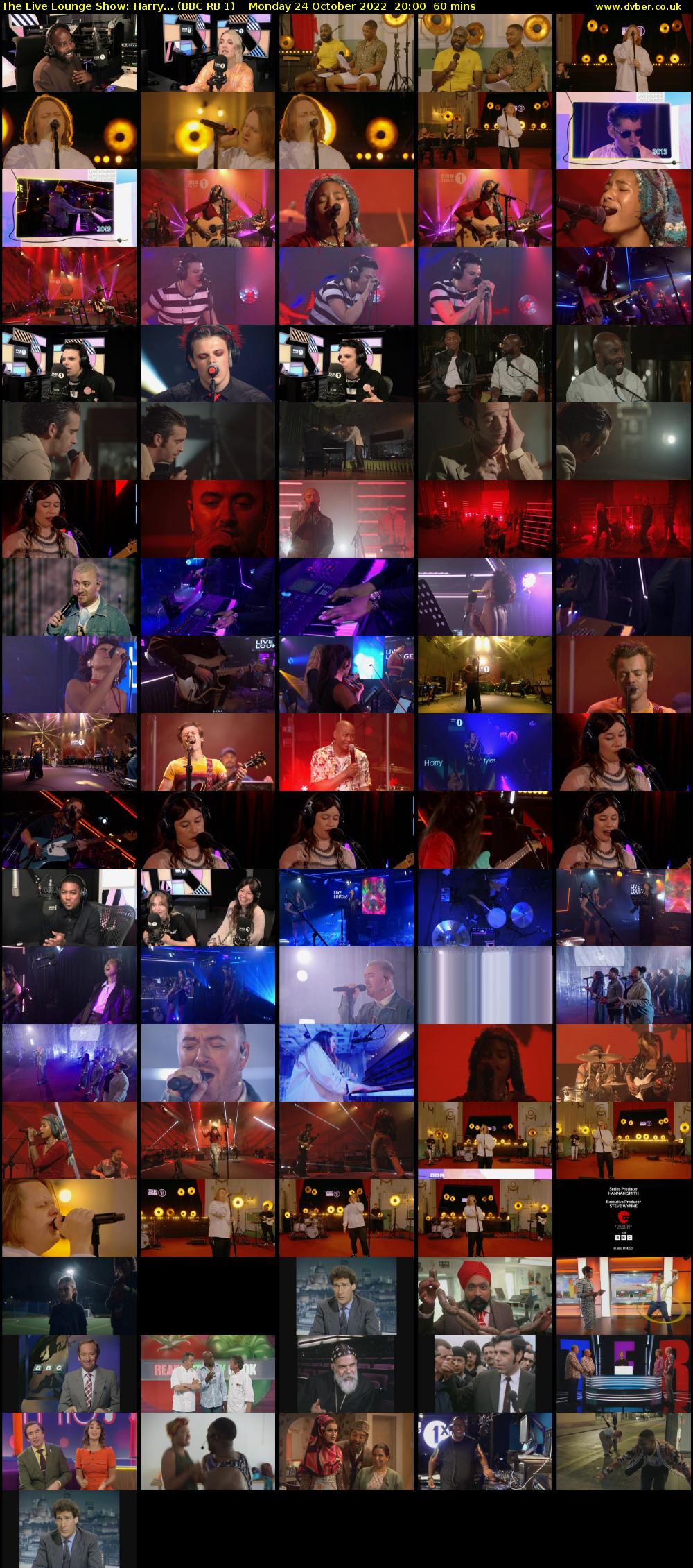 The Live Lounge Show: Harry... (BBC RB 1) Monday 24 October 2022 20:00 - 21:00