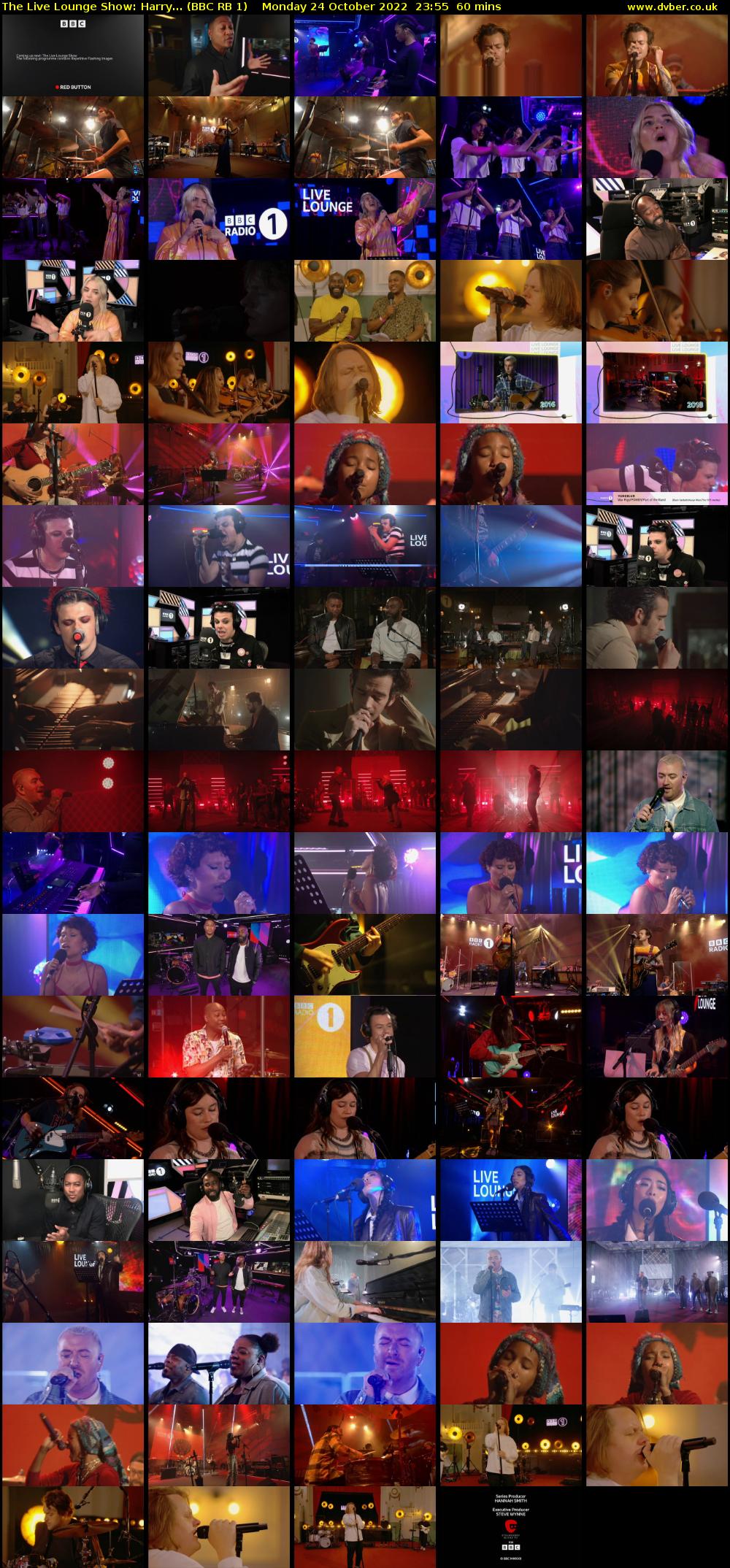 The Live Lounge Show: Harry... (BBC RB 1) Monday 24 October 2022 23:55 - 00:55