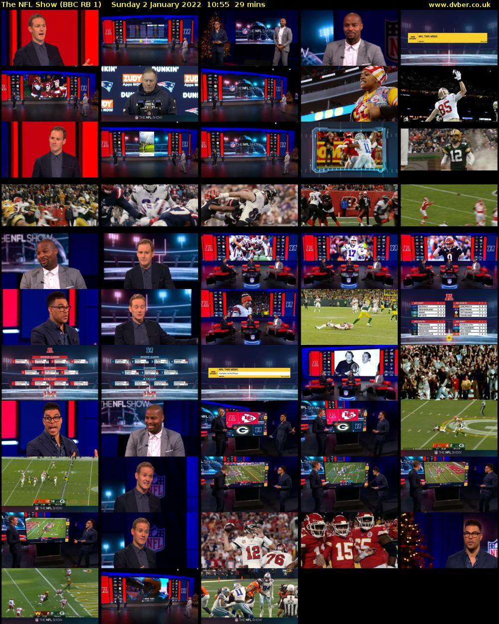 The NFL Show (BBC RB 1) Sunday 2 January 2022 10:55 - 11:24