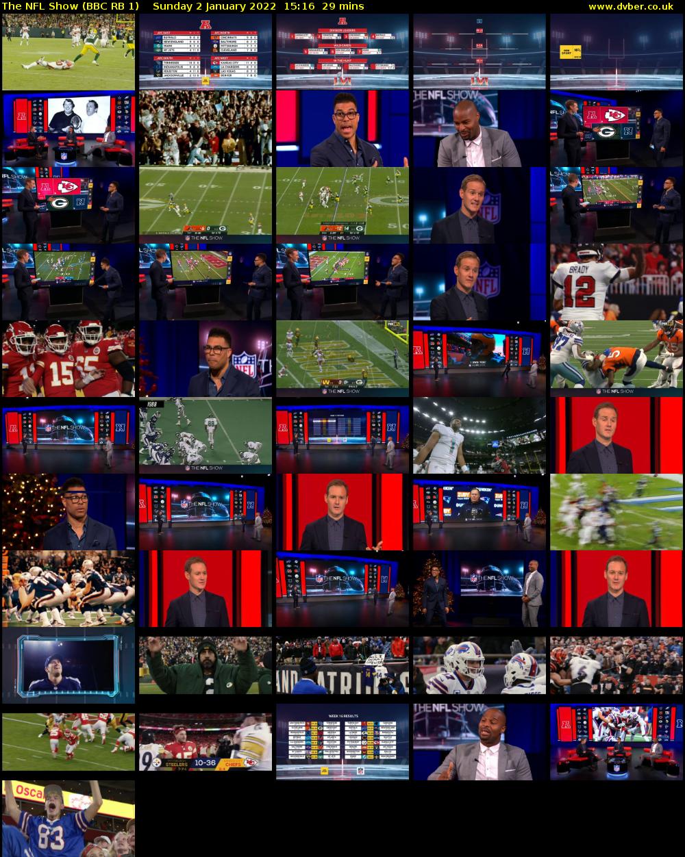 The NFL Show (BBC RB 1) Sunday 2 January 2022 15:16 - 15:45