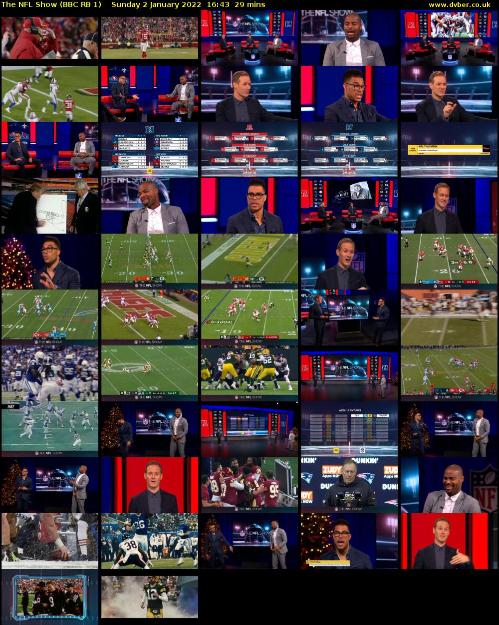 The NFL Show (BBC RB 1) Sunday 2 January 2022 16:43 - 17:12