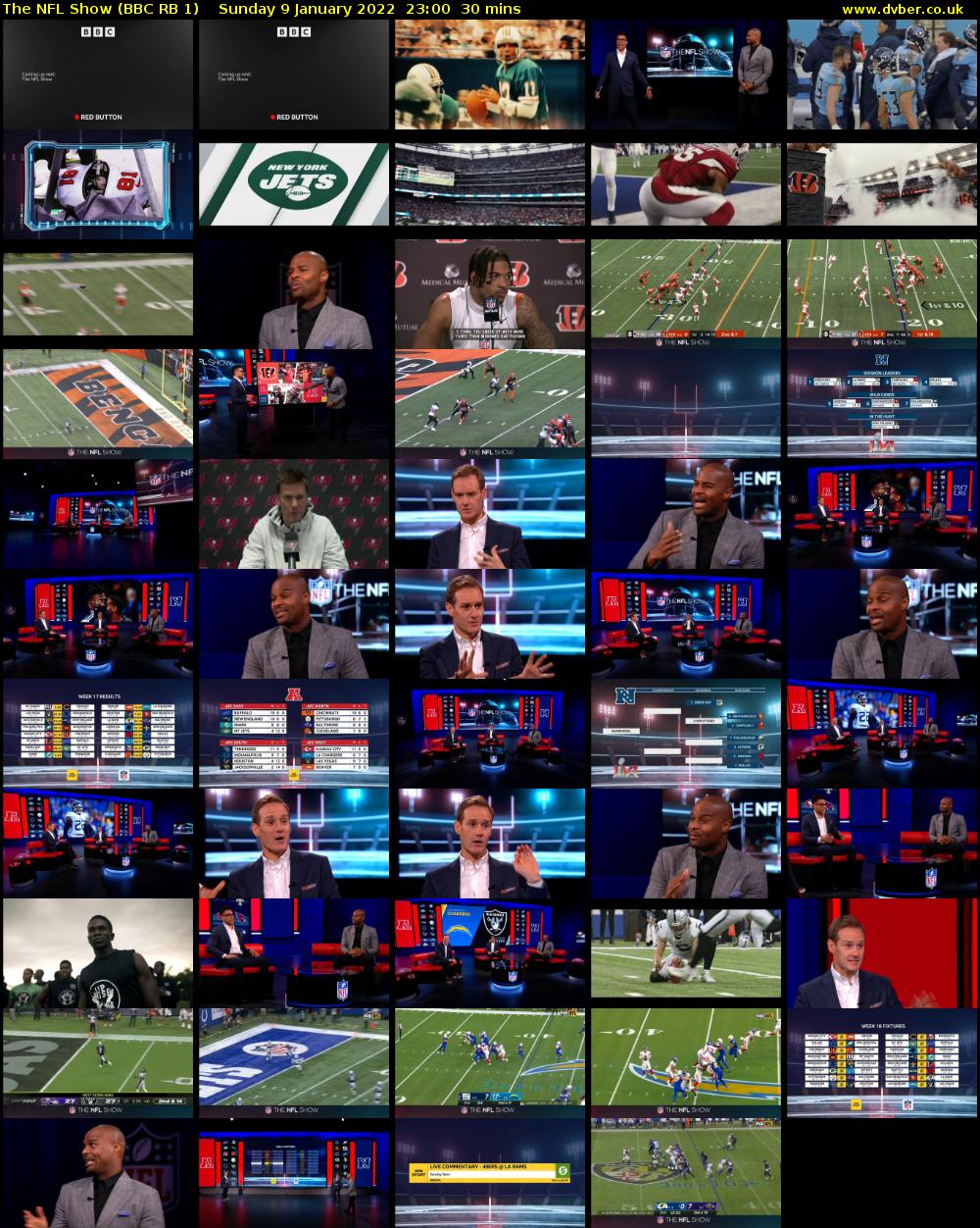 The NFL Show (BBC RB 1) Sunday 9 January 2022 23:00 - 23:30