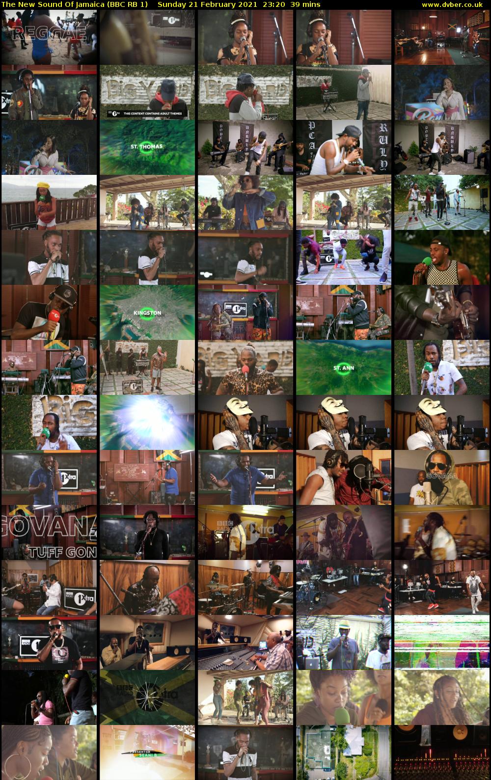 The New Sound of Jamaica (BBC RB 1) Sunday 21 February 2021 23:20 - 23:59