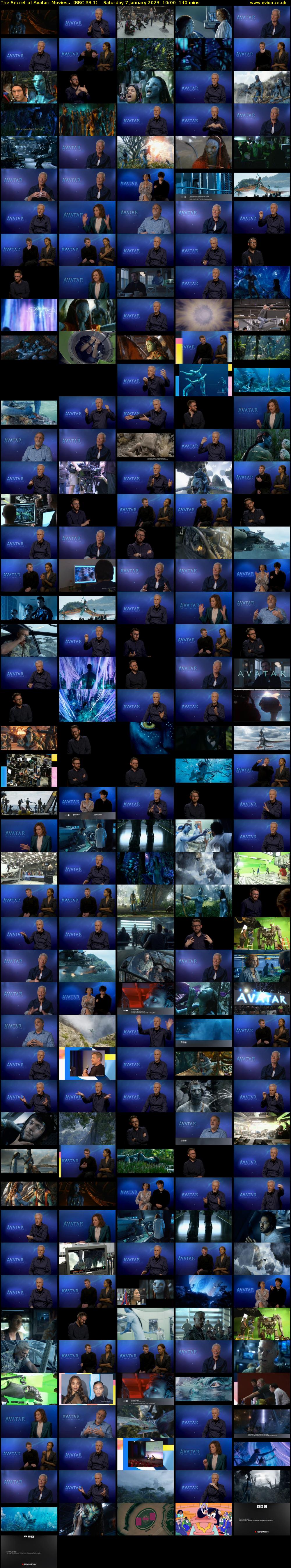 The Secret of Avatar: Movies... (BBC RB 1) Saturday 7 January 2023 10:00 - 12:20