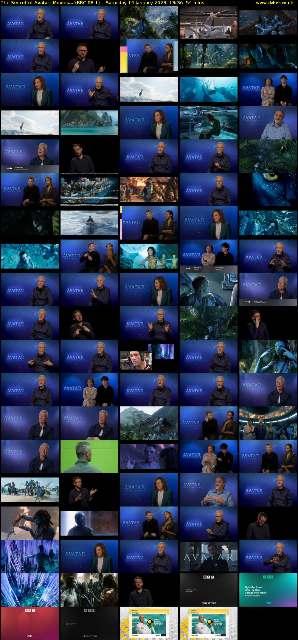 The Secret of Avatar: Movies... (BBC RB 1) Saturday 14 January 2023 13:36 - 14:30