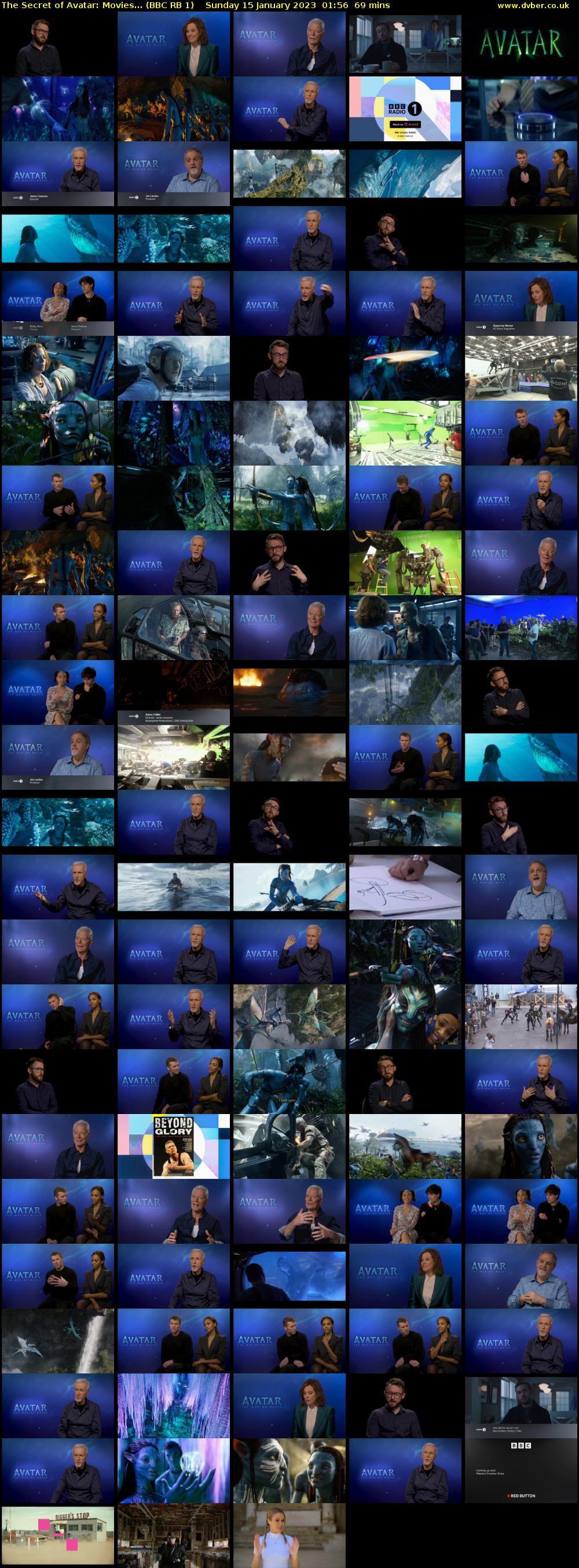 The Secret of Avatar: Movies... (BBC RB 1) Sunday 15 January 2023 01:56 - 03:05