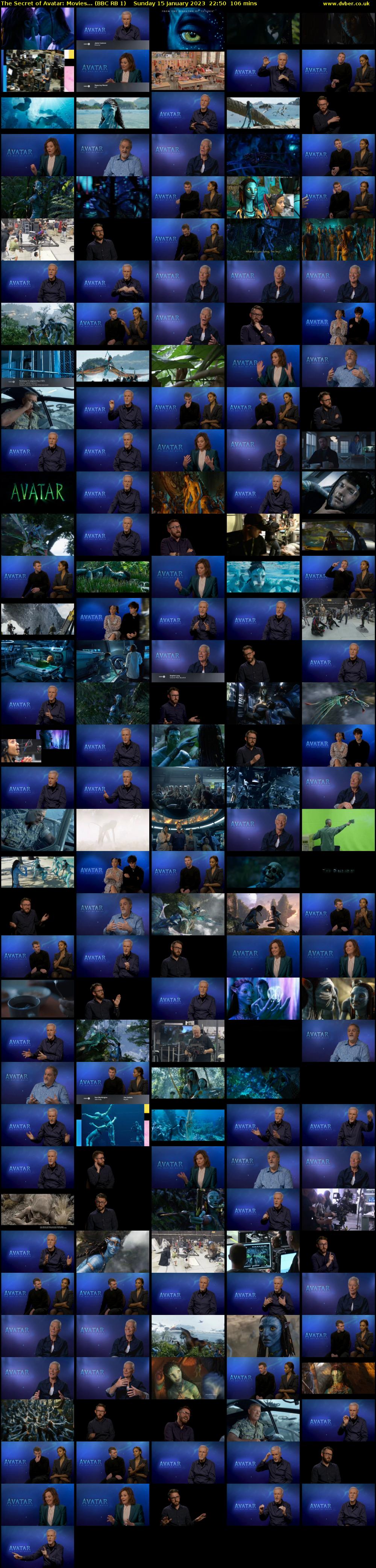 The Secret of Avatar: Movies... (BBC RB 1) Sunday 15 January 2023 22:50 - 00:36