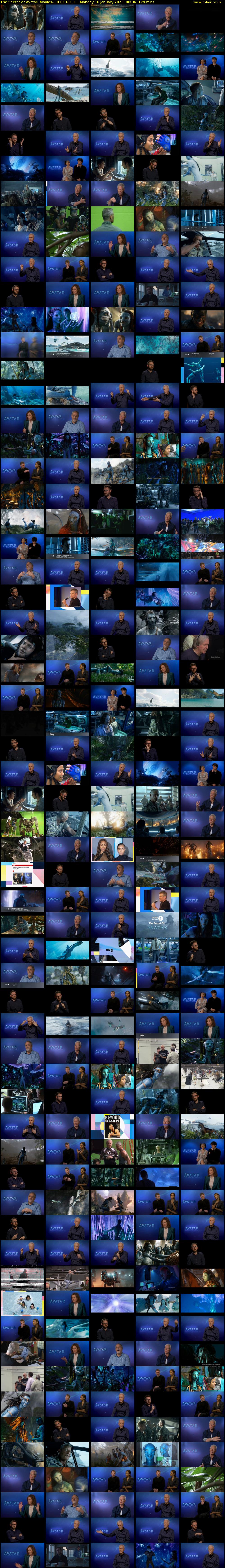 The Secret of Avatar: Movies... (BBC RB 1) Monday 16 January 2023 00:36 - 03:35