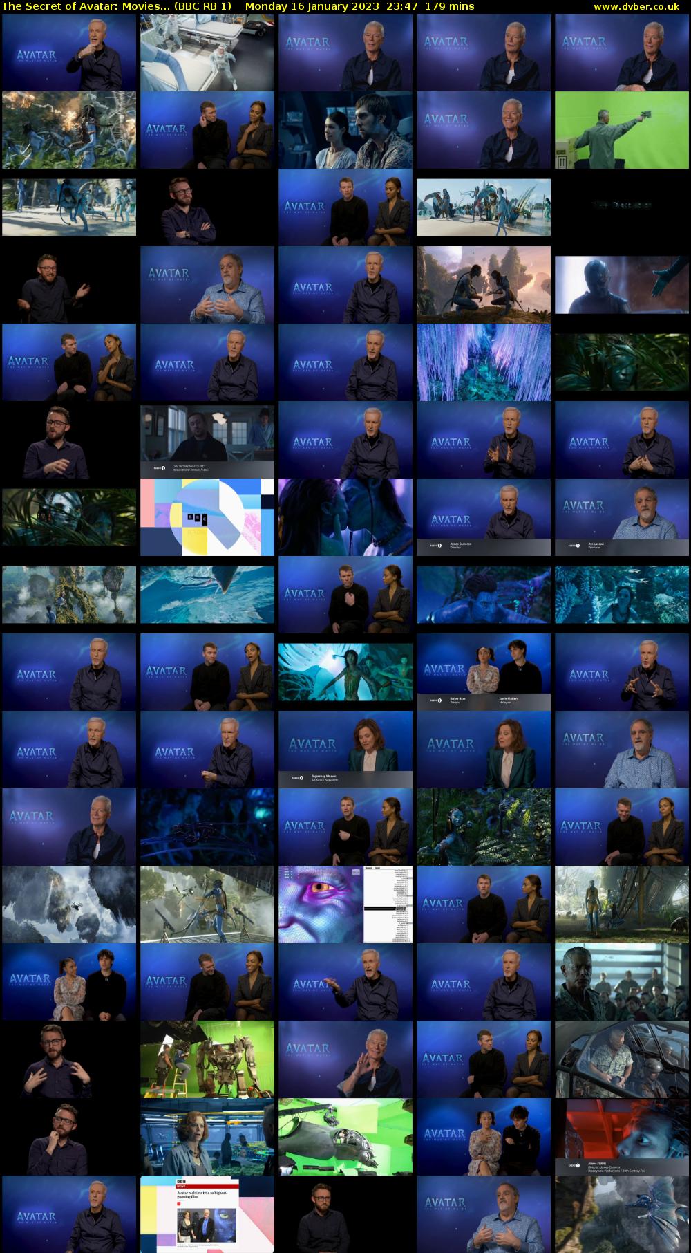 The Secret of Avatar: Movies... (BBC RB 1) Monday 16 January 2023 23:47 - 02:46