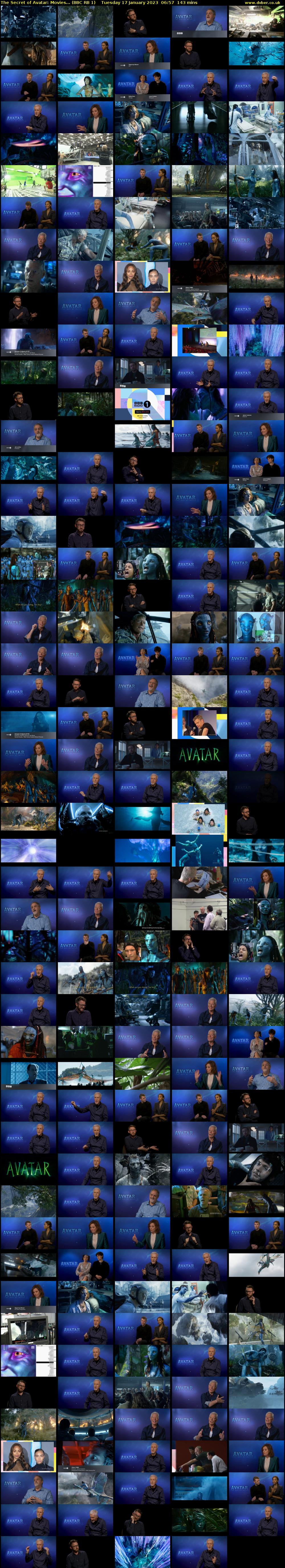 The Secret of Avatar: Movies... (BBC RB 1) Tuesday 17 January 2023 06:57 - 09:20