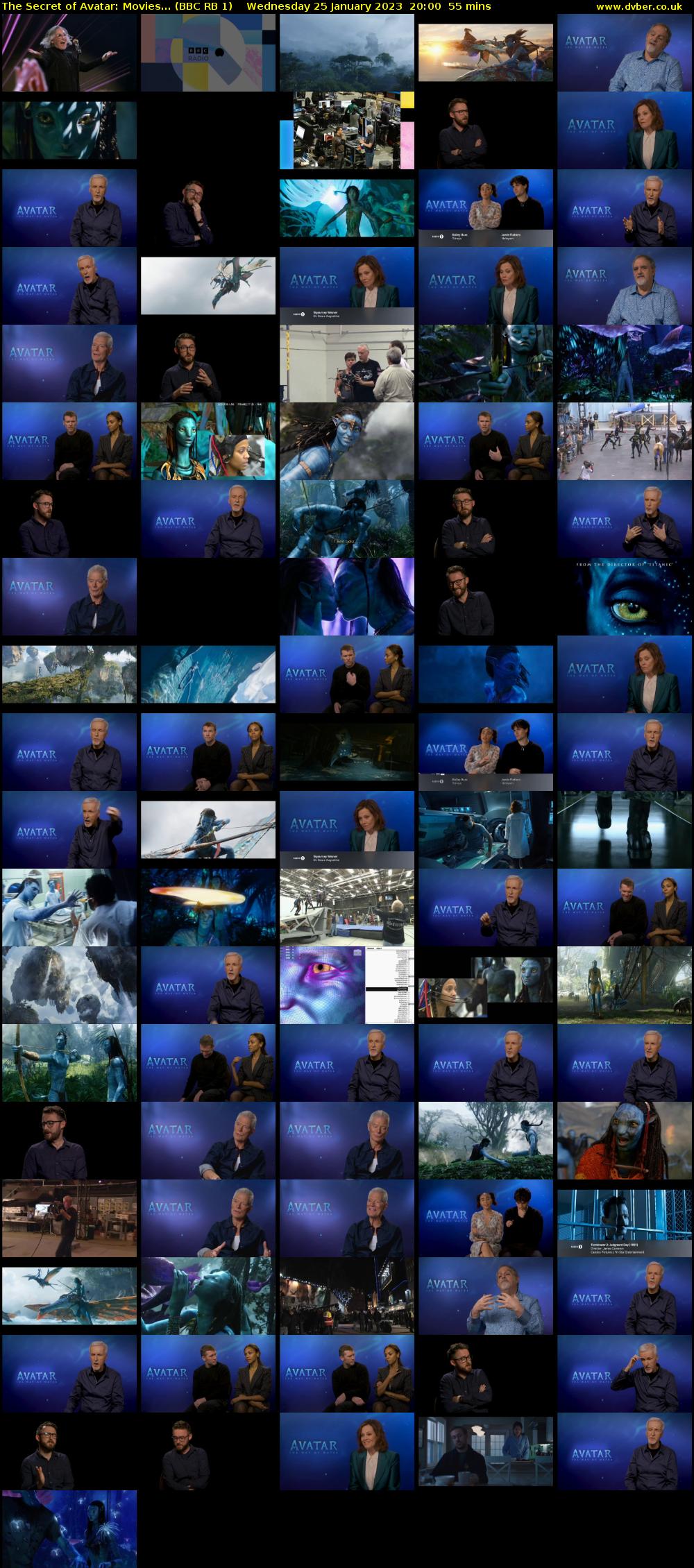 The Secret of Avatar: Movies... (BBC RB 1) Wednesday 25 January 2023 20:00 - 20:55