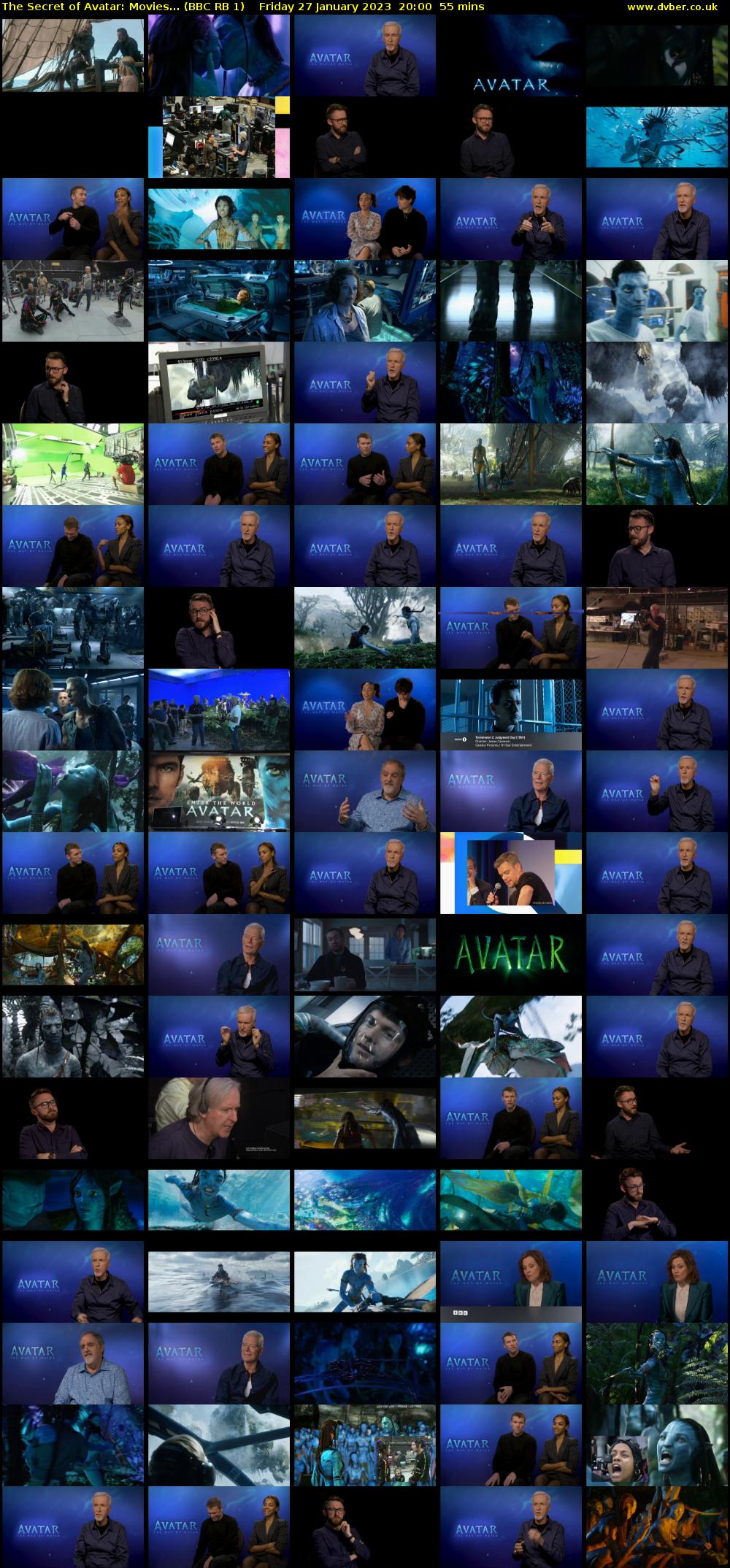 The Secret of Avatar: Movies... (BBC RB 1) Friday 27 January 2023 20:00 - 20:55