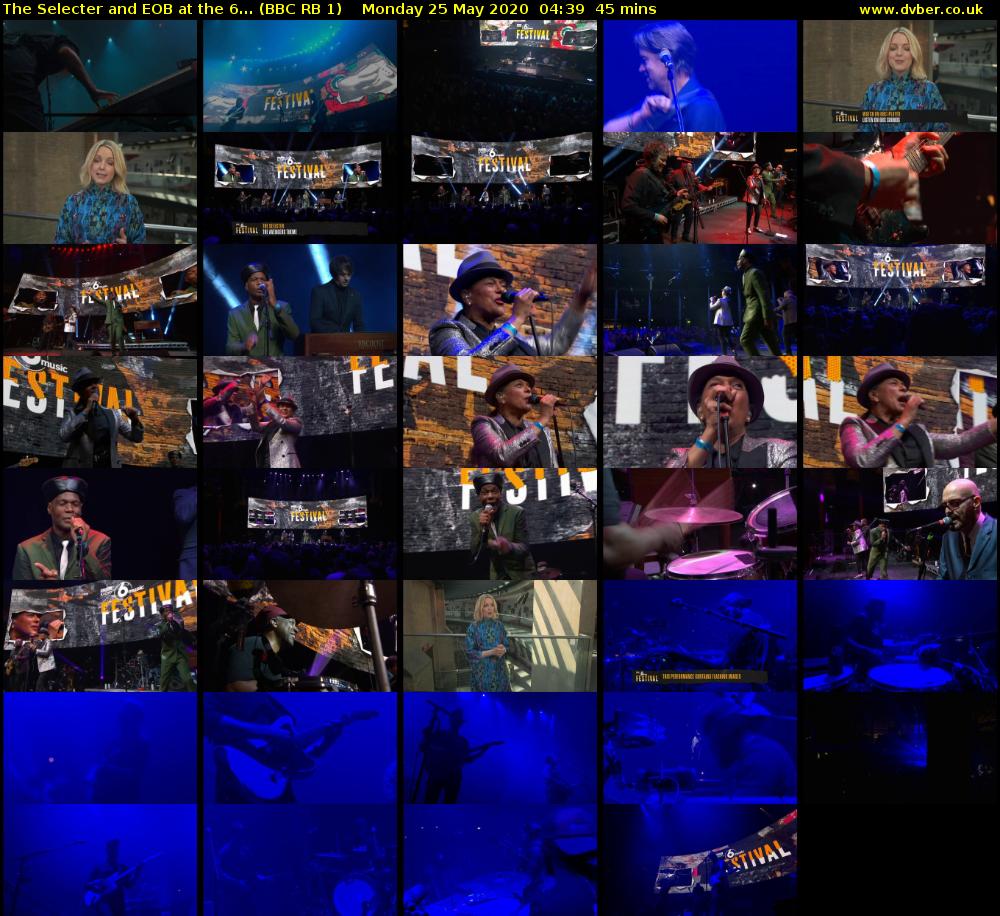 The Selecter and EOB at the 6... (BBC RB 1) Monday 25 May 2020 04:39 - 05:24