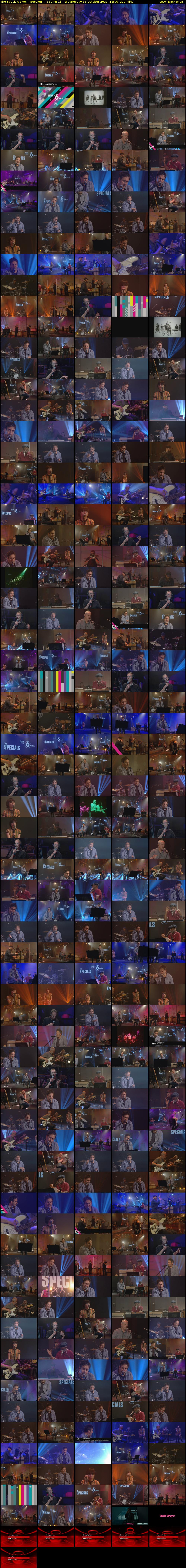 The Specials Live in Session... (BBC RB 1) Wednesday 13 October 2021 12:00 - 15:40
