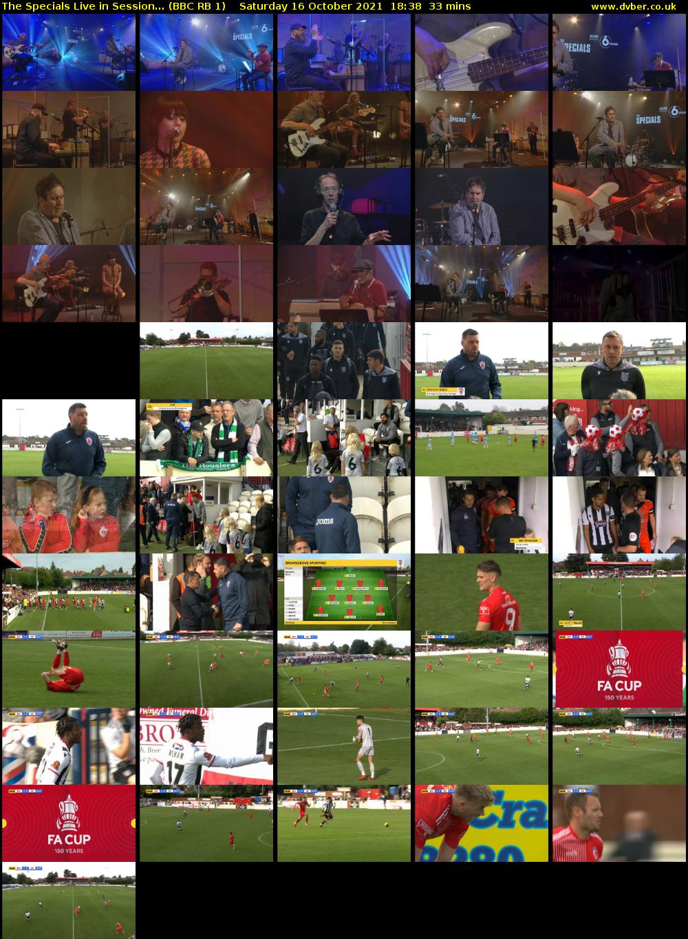 The Specials Live in Session... (BBC RB 1) Saturday 16 October 2021 18:38 - 19:11