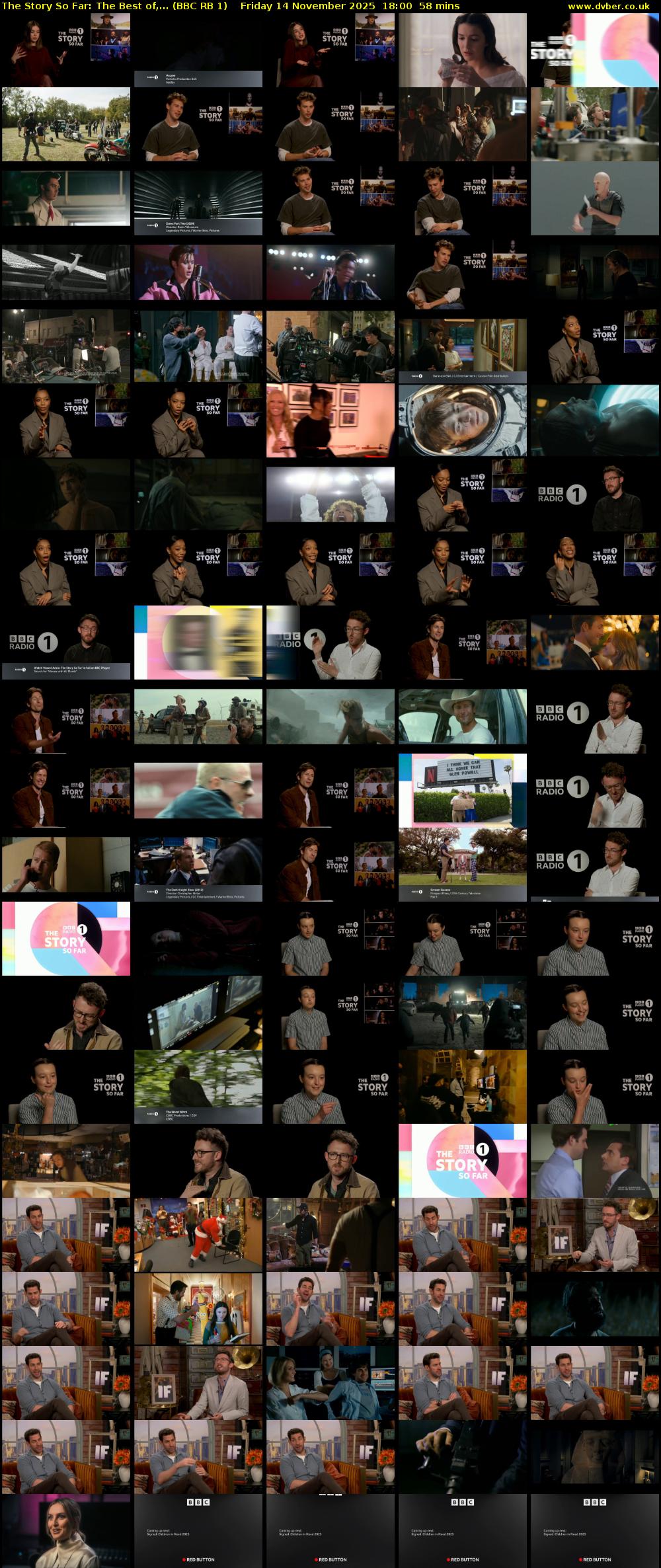 The Story So Far: The Best Of,... (BBC RB 1) Friday 14 November 2025 18:00 - 18:58