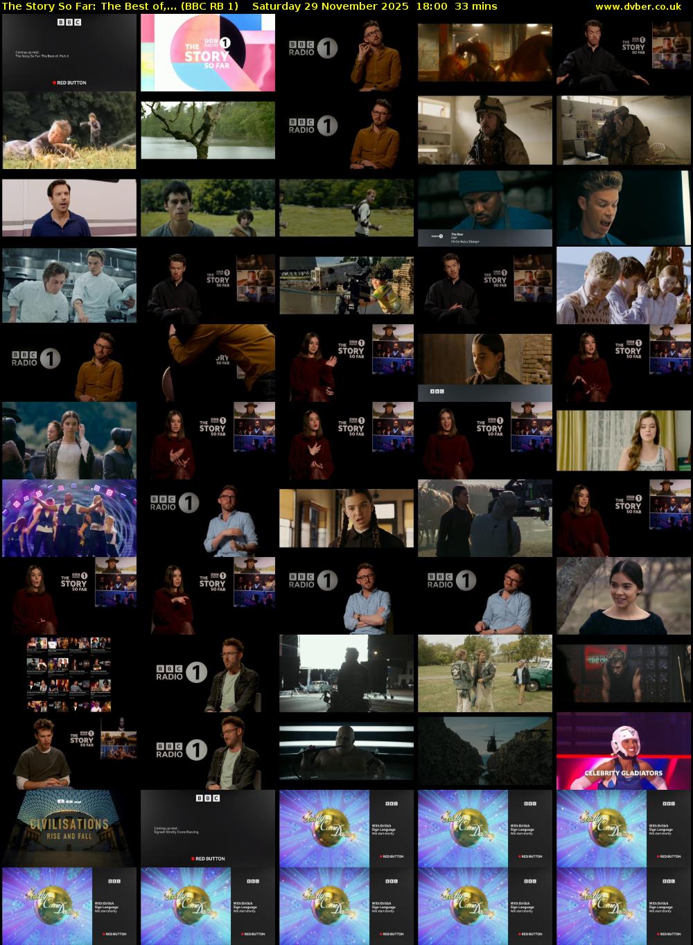 The Story So Far: The Best Of,... (BBC RB 1) Saturday 29 November 2025 18:00 - 18:33