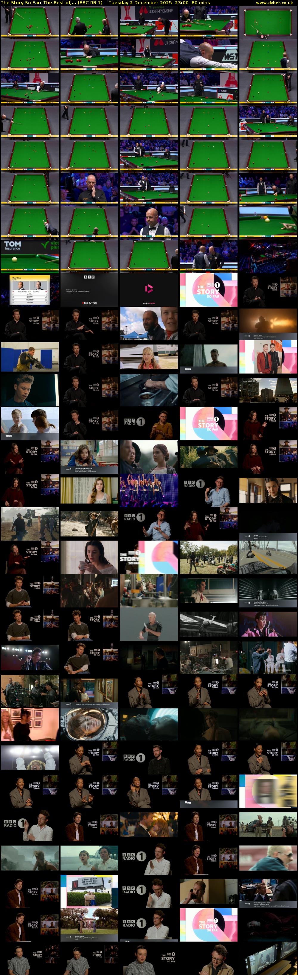 The Story So Far: The Best Of,... (BBC RB 1) Tuesday 2 December 2025 23:00 - 00:20