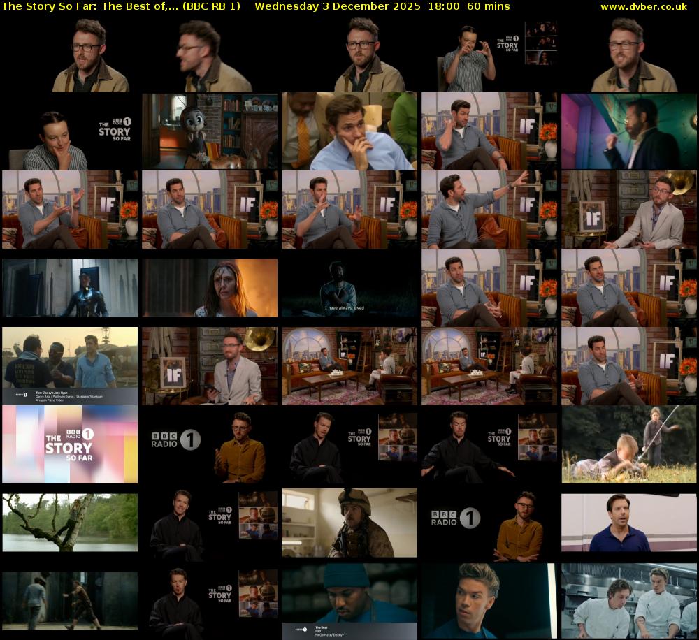 The Story So Far: The Best Of,... (BBC RB 1) Wednesday 3 December 2025 18:00 - 19:00