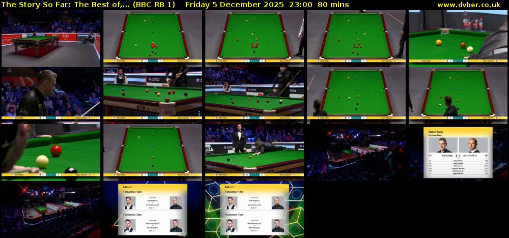 The Story So Far: The Best Of,... (BBC RB 1) Friday 5 December 2025 23:00 - 00:20