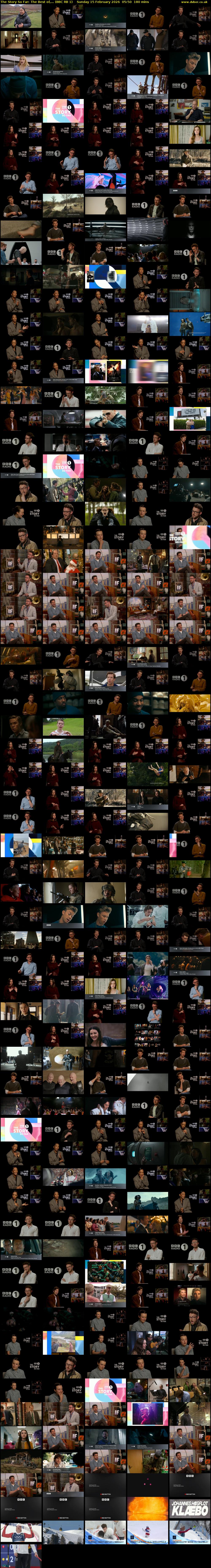 The Story So Far: The Best Of,... (BBC RB 1) Sunday 15 February 2026 05:50 - 08:50
