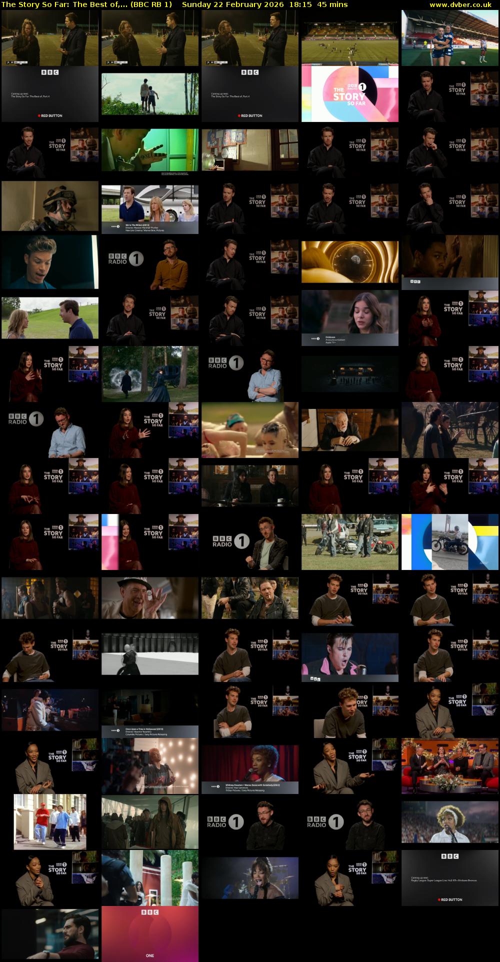 The Story So Far: The Best Of,... (BBC RB 1) Sunday 22 February 2026 18:15 - 19:00