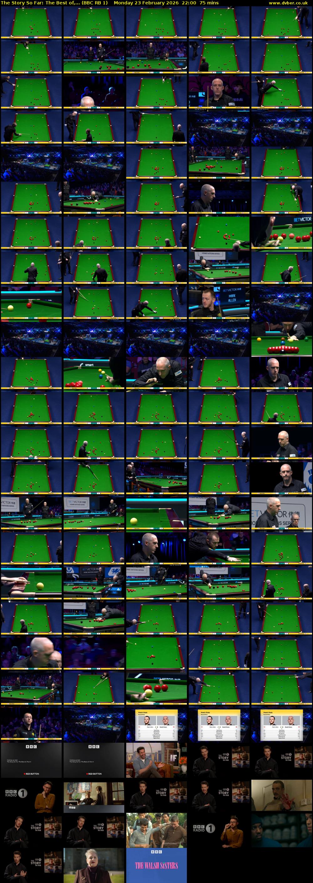 The Story So Far: The Best Of,... (BBC RB 1) Monday 23 February 2026 22:00 - 23:15