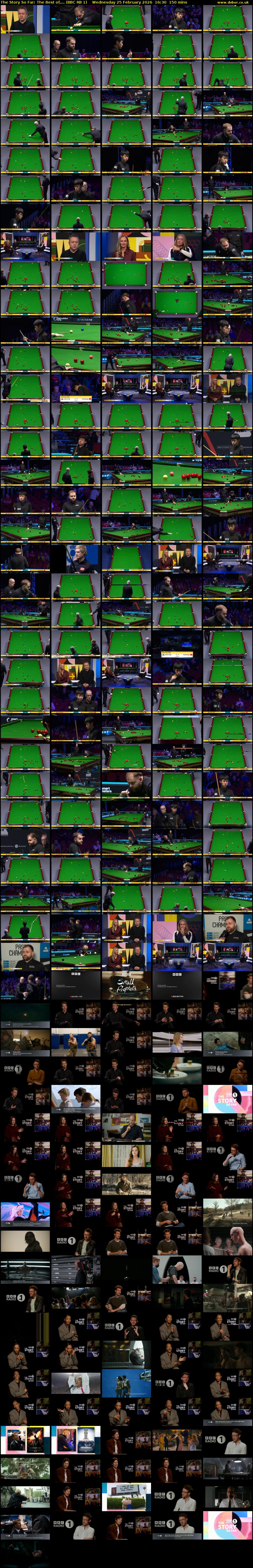 The Story So Far: The Best Of,... (BBC RB 1) Wednesday 25 February 2026 16:30 - 19:00