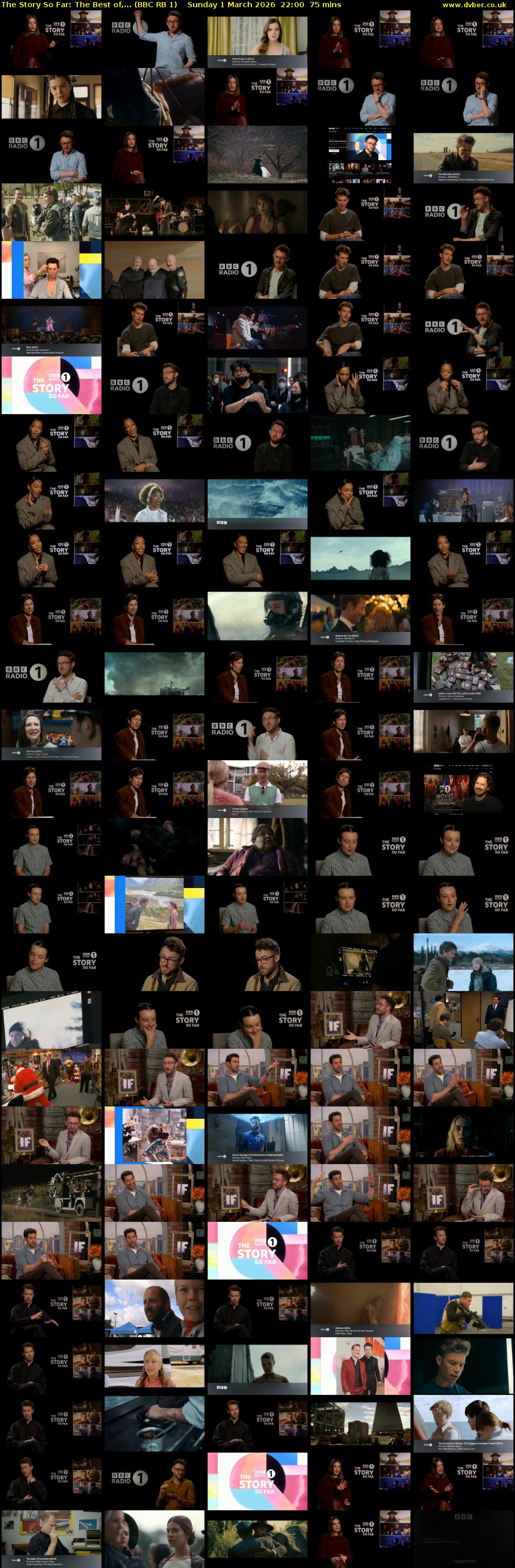 The Story So Far: The Best Of,... (BBC RB 1) Sunday 1 March 2026 22:00 - 23:15