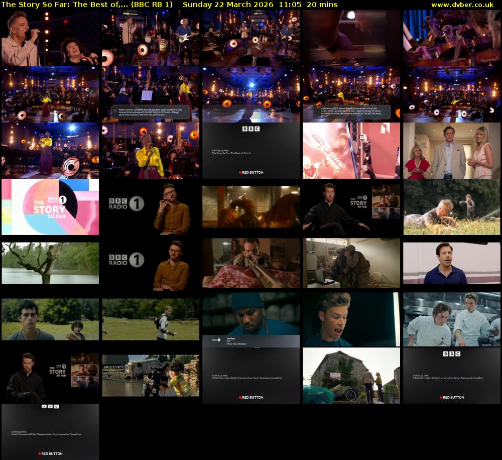 The Story So Far: The Best Of,... (BBC RB 1) Sunday 22 March 2026 11:05 - 11:25