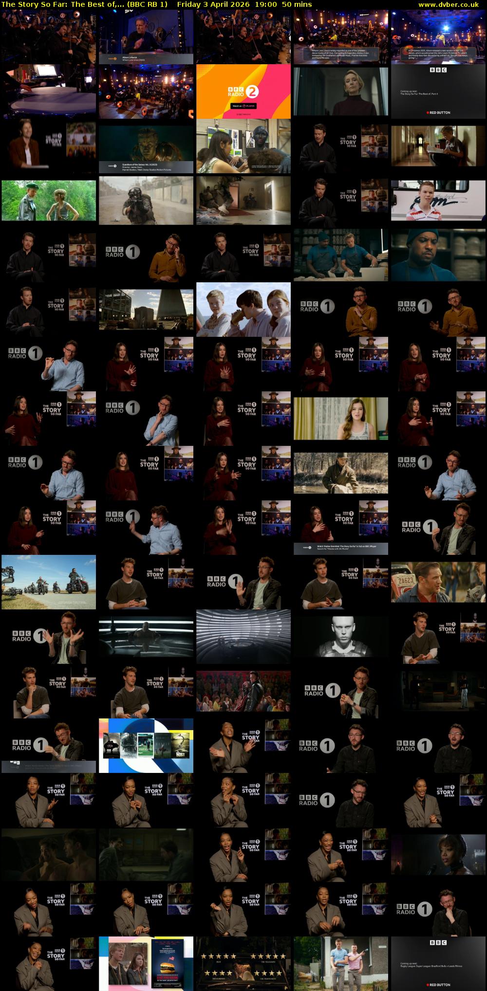 The Story So Far: The Best Of,... (BBC RB 1) Friday 3 April 2026 19:00 - 19:50