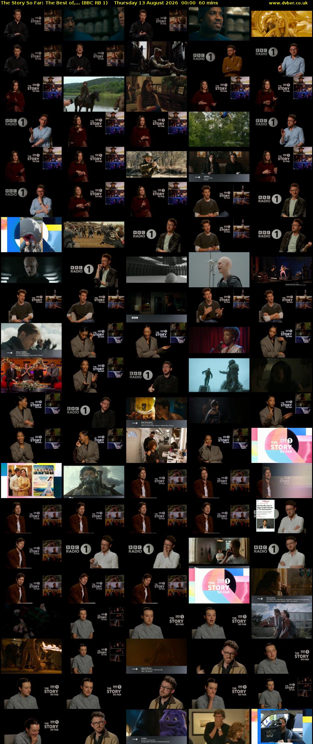 The Story So Far: The Best Of,... (BBC RB 1) Thursday 13 August 2026 00:00 - 01:00