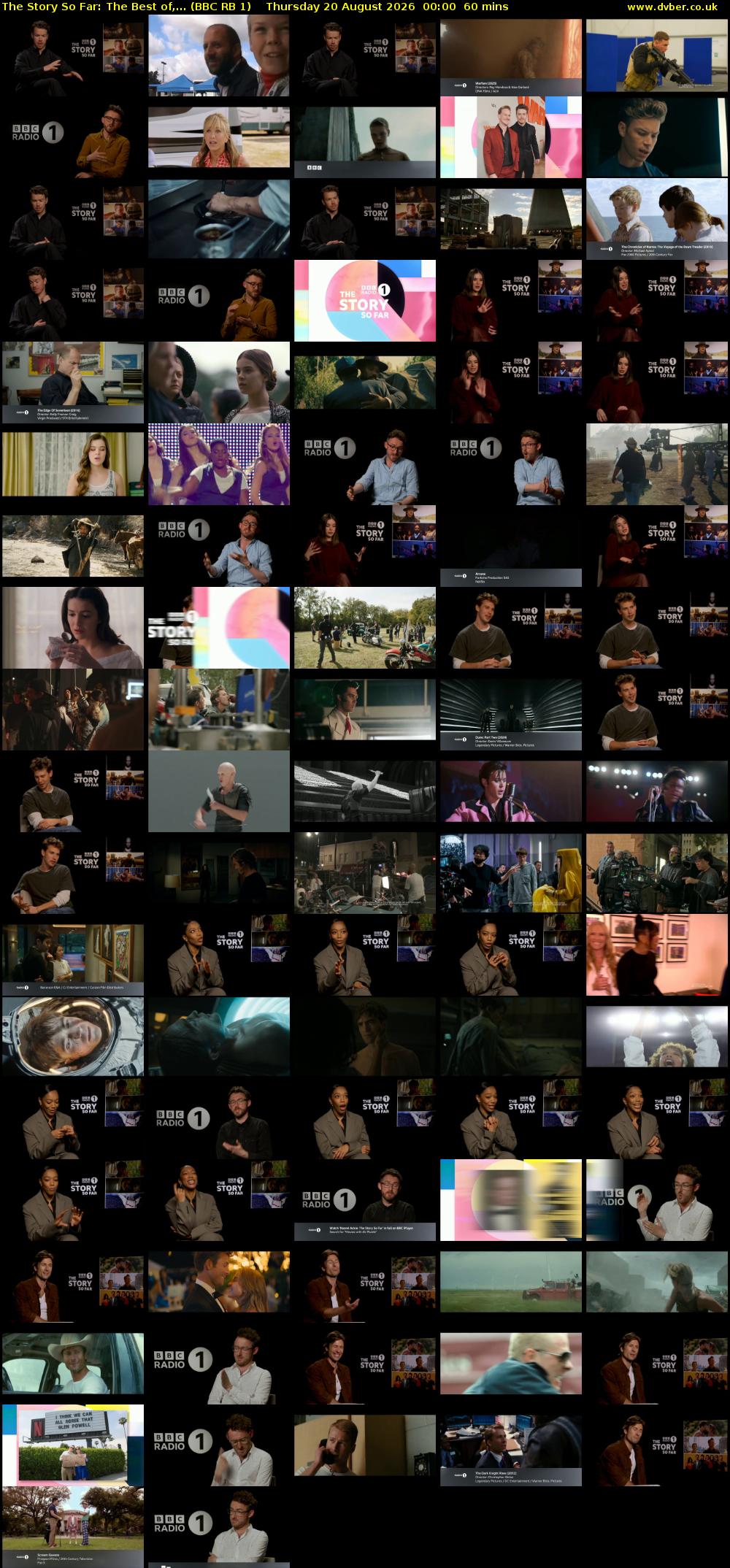 The Story So Far: The Best Of,... (BBC RB 1) Thursday 20 August 2026 00:00 - 01:00