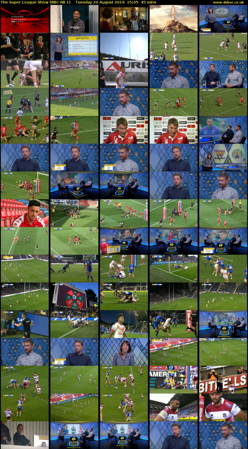 The Super League Show (BBC RB 1) Tuesday 20 August 2019 15:05 - 15:50